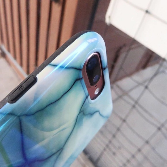 iPhone 6s Case Green Marble Print Cover NEW - Picture 5 of 6